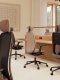 Ergonomická kancelářská židle Pace 101SFL s černými plasty