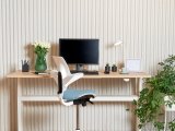 Ergonomická zdravotní židle HAG Capisco Puls 8020 s kruhem v domácím pracovišti