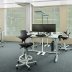 Ergonomická zdravotní židle HAG Capisco Puls 8020 s kruhem v nastavitelném pracovišti
